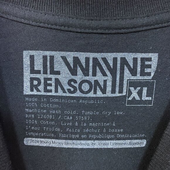 Lil Wayne A Milli Graphic Design Black T-Shirt XL - Picture 4 of 4